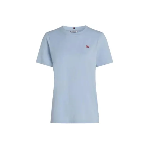 Tommy Hilfiger Светло-синие Женские Футболки