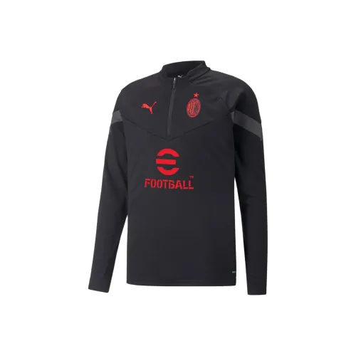 PUMA Черная Мужская Футбольная Джерси