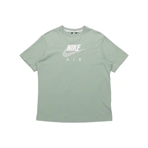 Nike Комплект с короткими рукавами T-рубашка Женская Изумруд