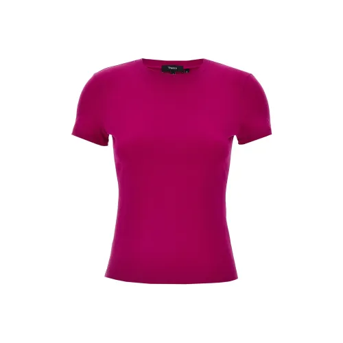 THEORY T Рубашка Женская Розовая Красная