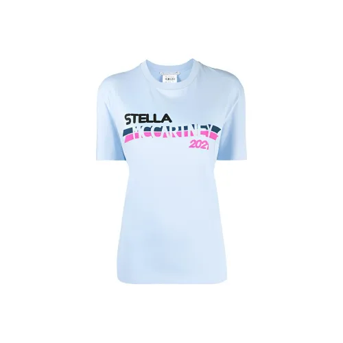 STELLA MCCARTNEY Небесно-голубые Женские Т-рубашки
