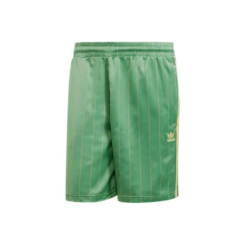 Adidas Originals Полоска Sprinter Shorts Бег Шорты Мужские Зеленые