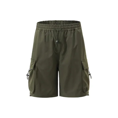 XAKA Повседневные шорты унисекс армейский зеленый