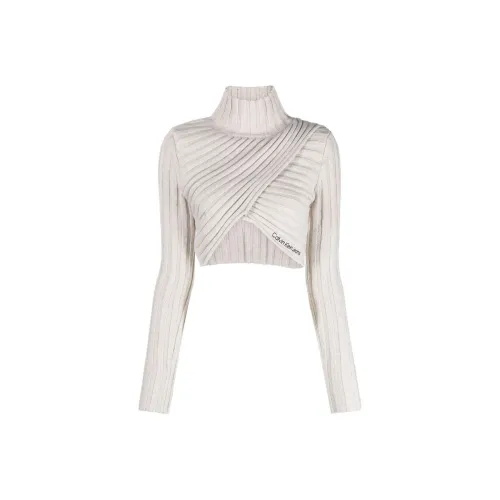 CK Calvin Klein FW22 Свитер Женский Белый