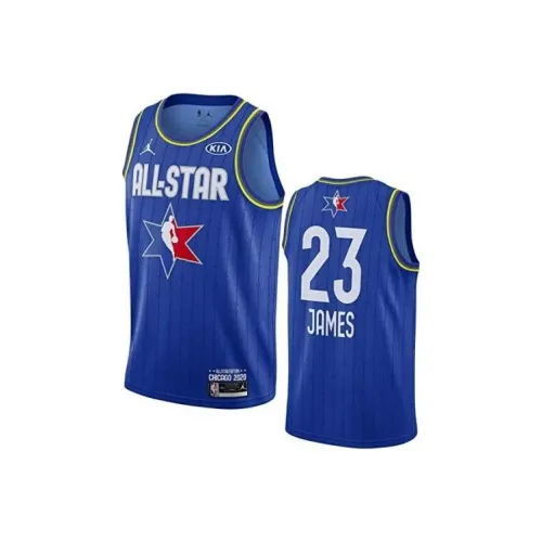 Nike Баскетбольная Джерси Мужская Синяя