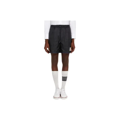 THOM BROWNE Черные Мужские Спортивные Шорты