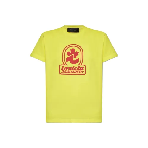 DSQUARED 2 x INVICTA T-рубашка Женская Желтая