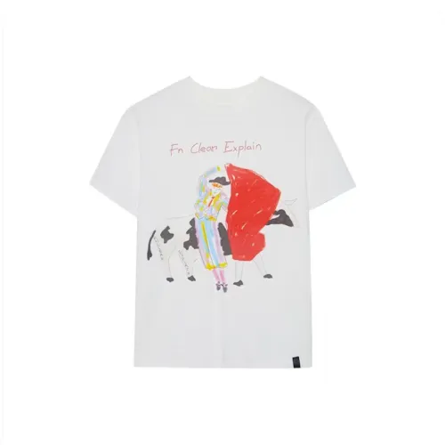 PLAY BUSH Стандартная футболка Женская Белая