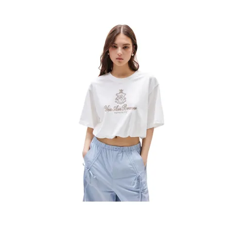 Only S00 Белый Женские Футболки