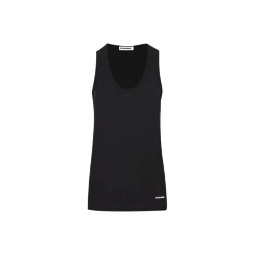 JIL SANDER SS25 Майка Женская Черная