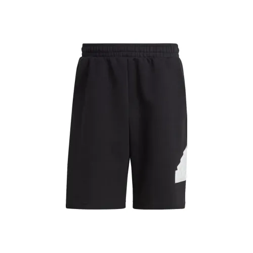 Adidas Черный/Белый Мужские спортивные шорты