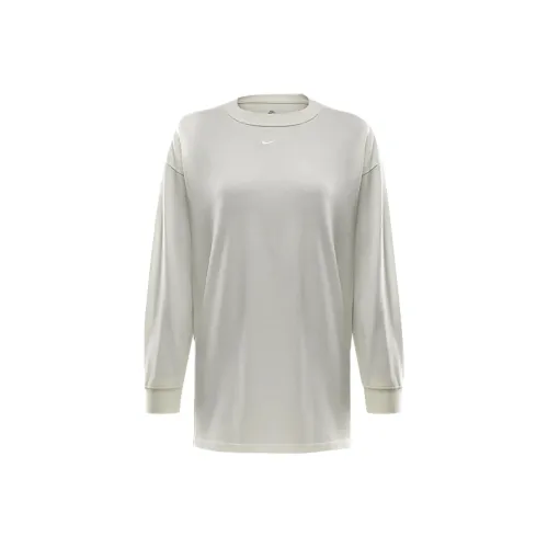 nike Sportswear Essentials series Рукав с спущенным плечом T-рубашка Женские Продажи