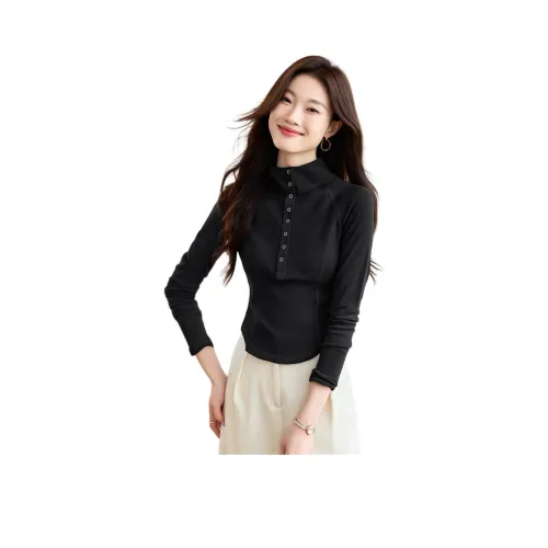 Love Elaine T-Shirt Женская Черная