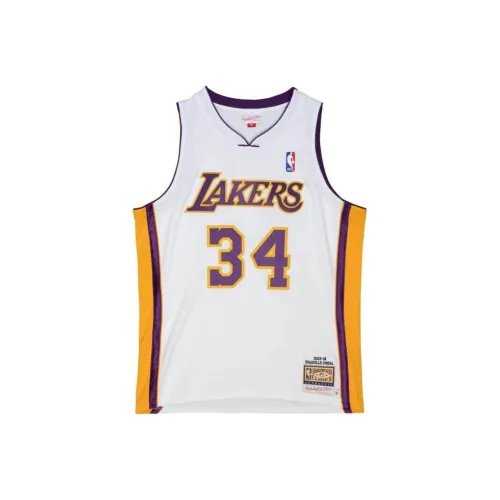 Mitchell Ness Белая мужская баскетбольная футболка