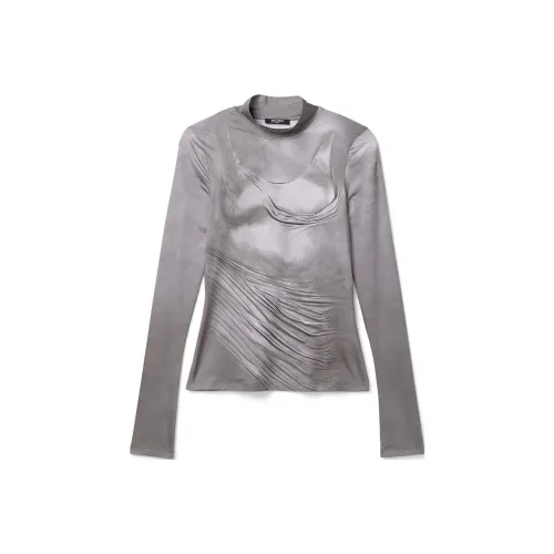 BALMAIN Серые Женские Футболки