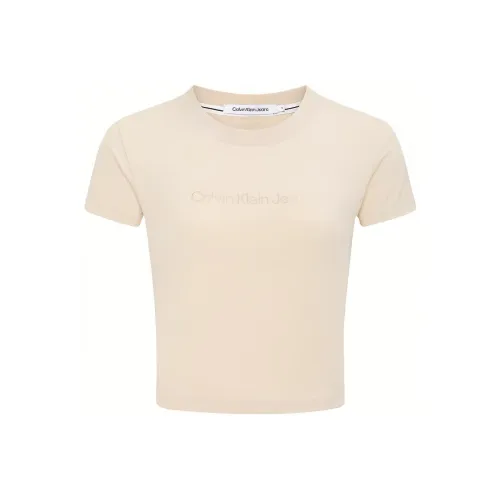 Calvin Klein Светлый хаки Женские короткие топы