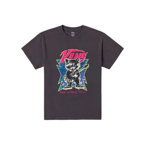 VANS Серый черный Женские футболки