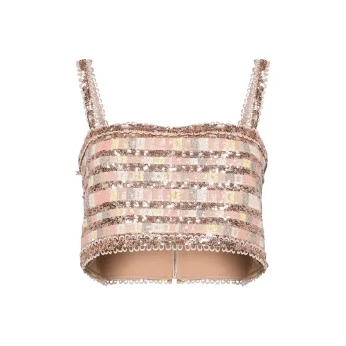 ELIE SAAB Майка Женская Розовая