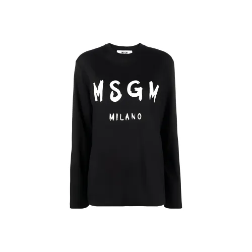 MSGM Черные Женские Футболки