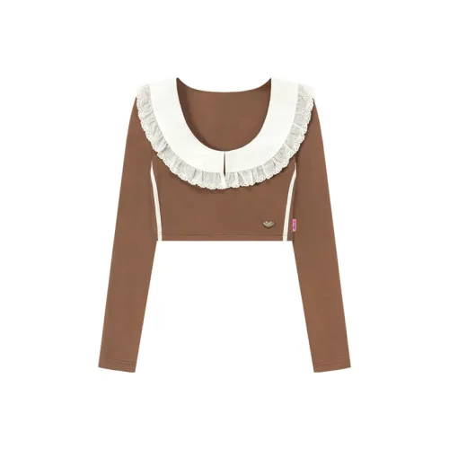 CHUU Длинный рукав Т-рубашка Женская