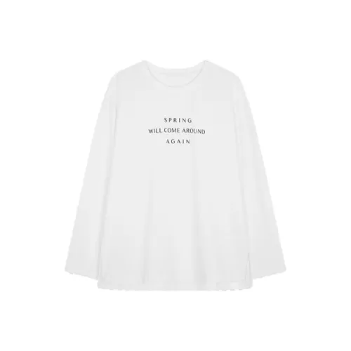 Mo Han Yi Mei T Рубашка Женская Белая