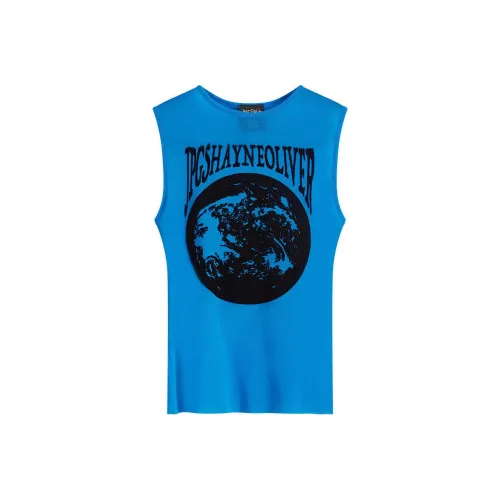 Jean Paul Gaultier Майка Женская Синяя