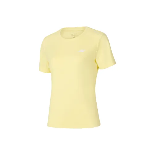 Skechers Sports Lifestyle Comfortable Technology Collection T-Shirt Женская Розовый Желтый