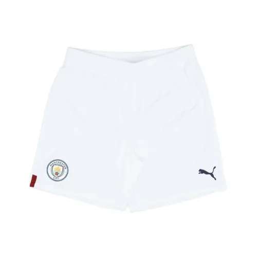PUMA Manchester City Home Белые Мужские Футбольные Штаны