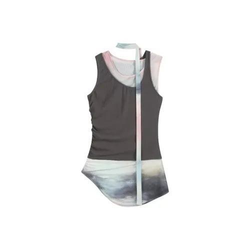 HDFULERN Майка Женская Премиум Серый