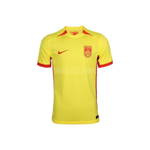 NIKE Oupiter Желтый/Дерзкий красный/Дерзкий красный Унисекс Футбольные Джерси