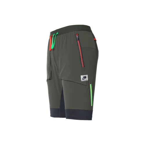 Nike Зеленые Мужские Спортивные Шорты