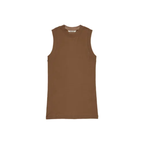 Auralee SS25 Майка Женская Коричневая