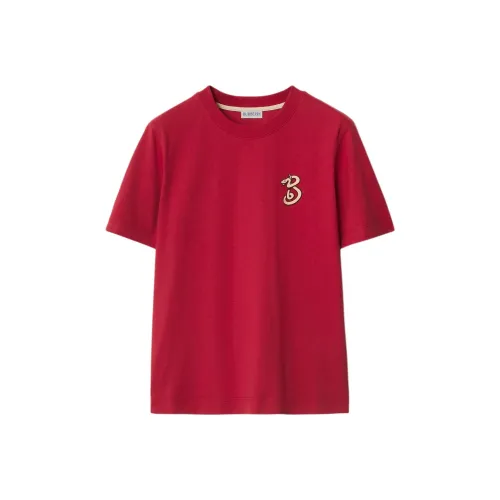 Burberry SS25 Стандартная T-рубашка Женская Красная