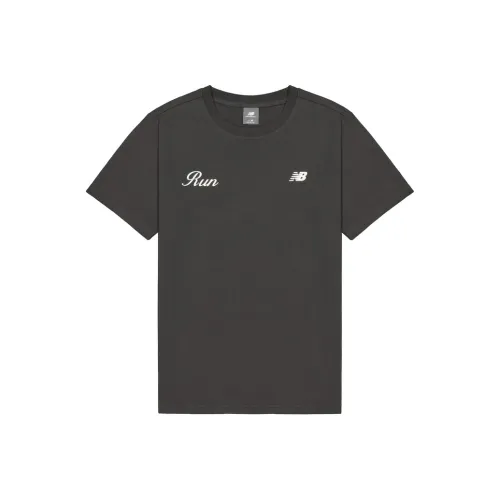 New Balance совместная футболка Мужская Темно-серая