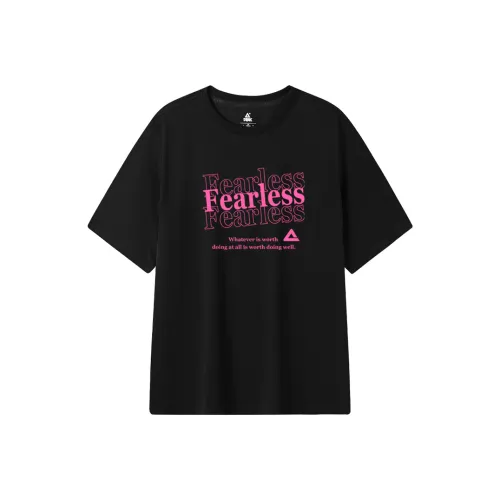 PEAK T-Shirt Унисекс Черный Розовый Буква