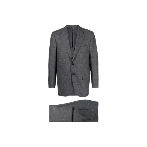 KITON Темно-серый Мужской Деловой костюм