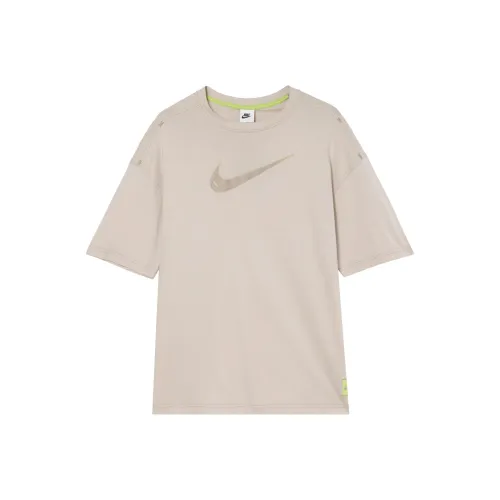 Nike Sportswear Т-рубашка с рукавом-трубкой женская цвет дюнный белый