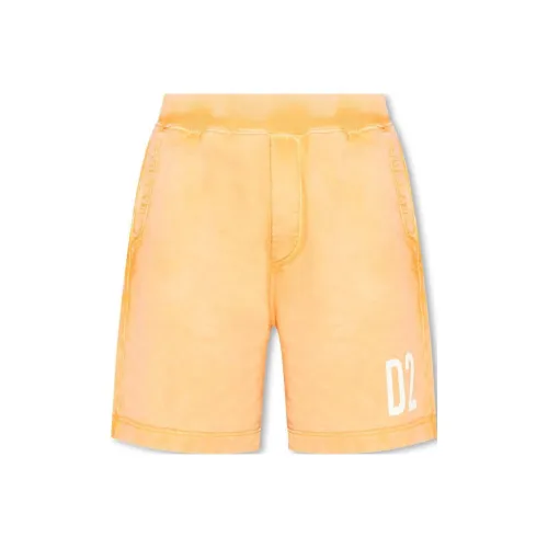 DSQUARED 2 Orange Мужские спортивные шорты