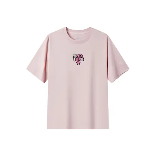 XTEP Moon Розовый Женский T-рубашка