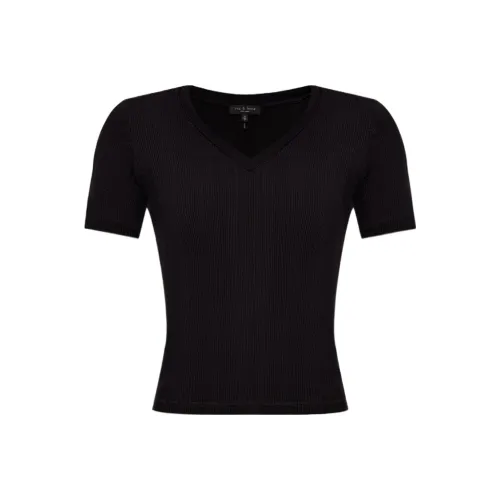 RAG&BONE Черные Женские Т-рубашки
