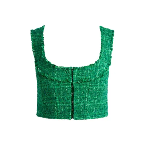 ALICE+OLIVIA Майка Женская Зеленая