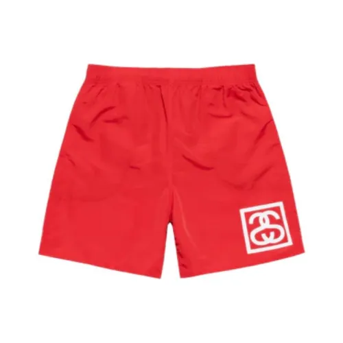 Stussy SS23 Летняя серия Спортивные шорты Унисекс Красный