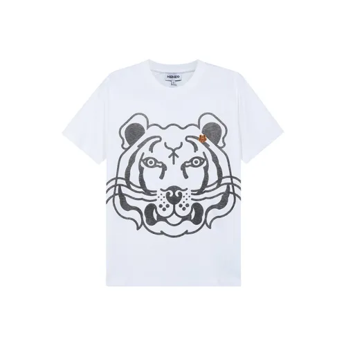 KENZO Classic Tiger Head Белая Женская Рубашка T