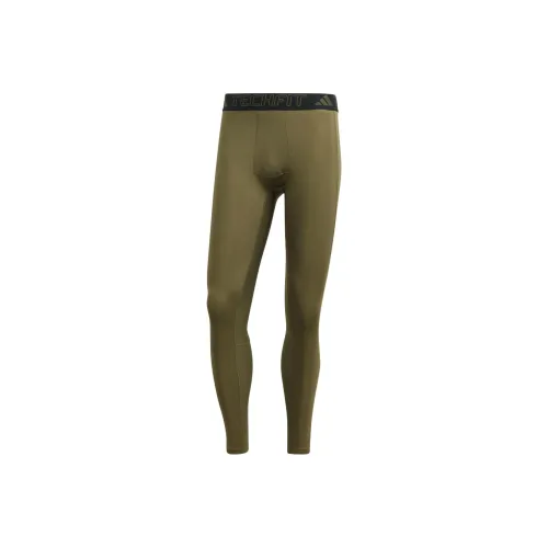 Adidas Слоистые Оливково-Зеленые Мужские Спортивные Брюки