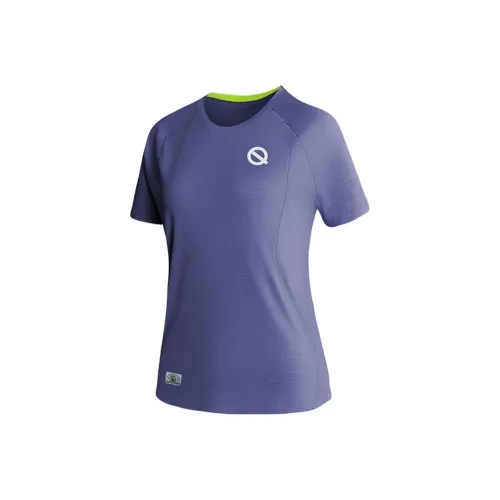 Qinkung T-рубашка женская цвет туманный пурпурный