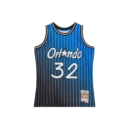 Mitchell Ness Синий Мужская баскетбольная футболка