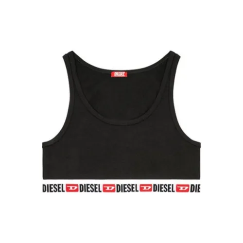 DIESEL FW24 Майка Женская Черная