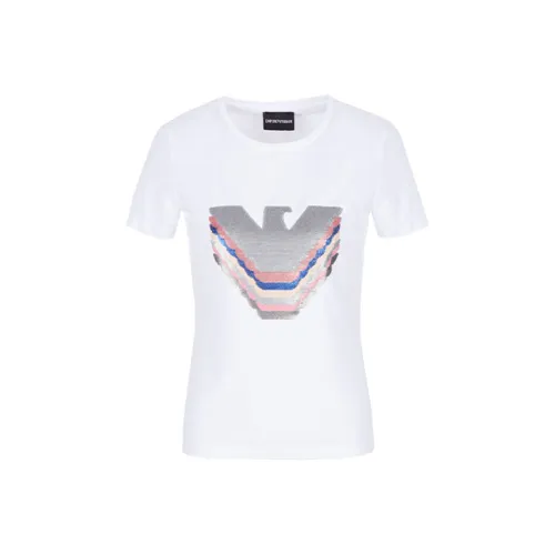 EMPORIO ARMANI Белые Женские Футболки