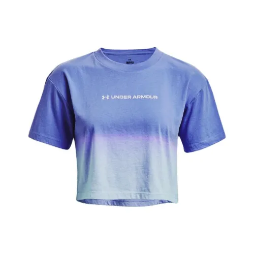 Under Armour Bazaar Синий Женские Короткие Топы