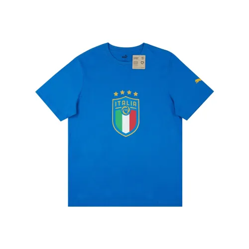 PUMA Синий Мужской Футбольный Джерси